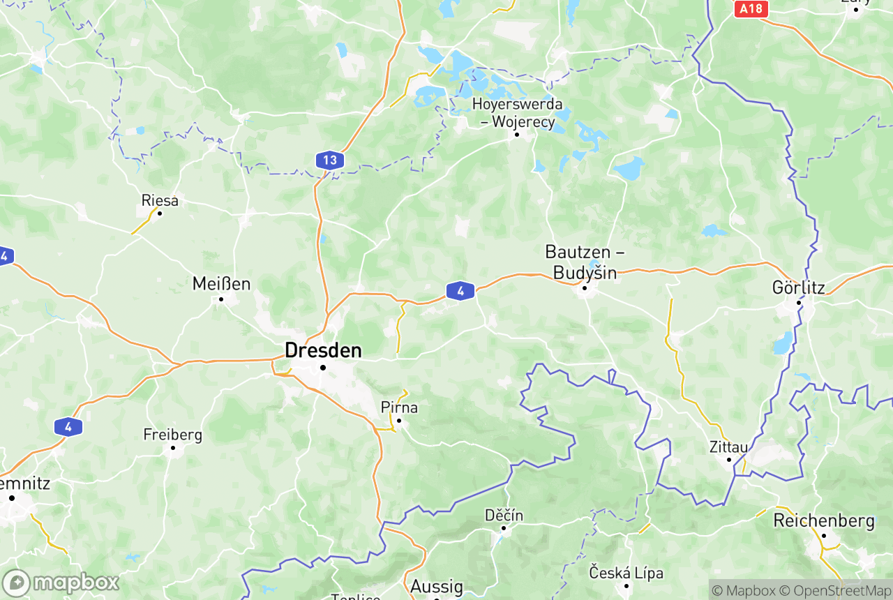 Karte von der Region und Umgebung mit den betreuten Orten